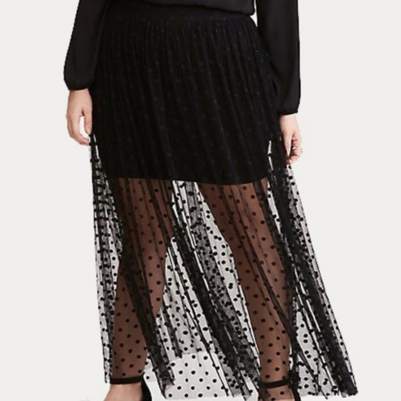 torrid Dresses & Skirts - Polka Dot Mesh Maxi Skirt